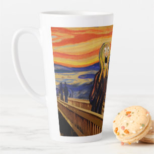 Edvard Munch The Scream Freaked Out Latte Mug