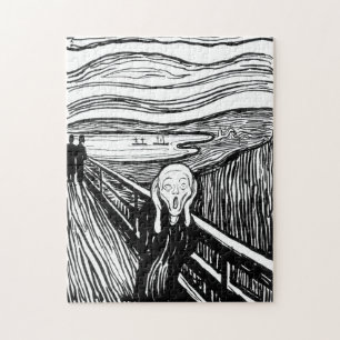 Edvard Munch - The Scream Lithography Jigsaw Puzzle