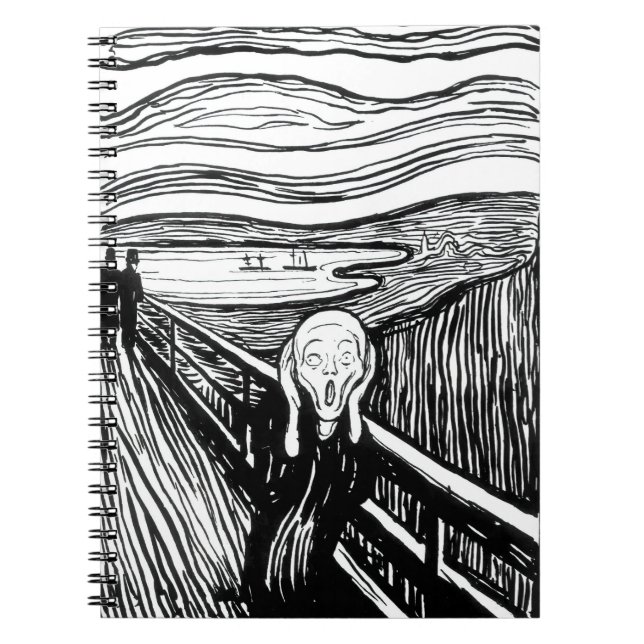 Edvard Munch - The Scream Lithography Notebook (Front)