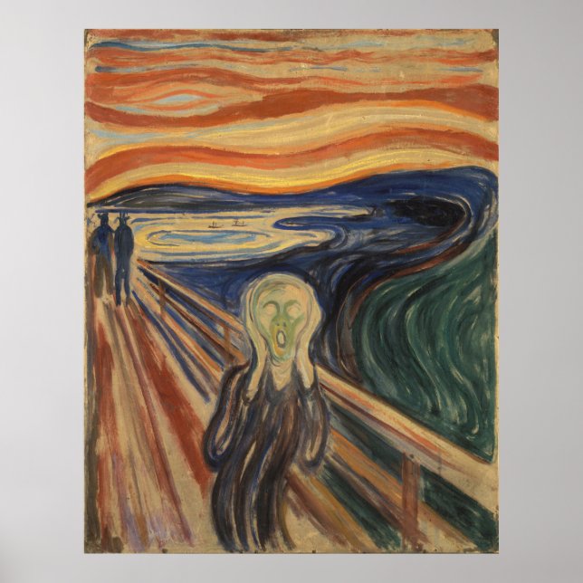 Edvard Munch The Scream Painting Poster (Front)