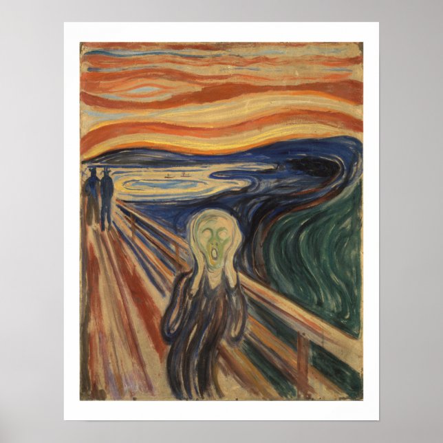 Edvard Munch The Scream Painting Poster (Front)