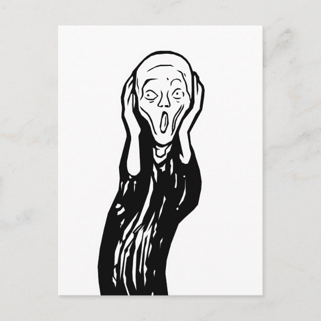 Edvard Munch The Scream Postcard (Front)