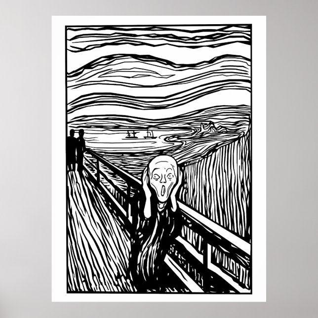 Edvard Munch The Scream Poster (Front)