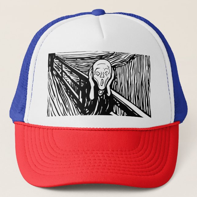 Edvard Munch The Scream Trucker Hat (Front)