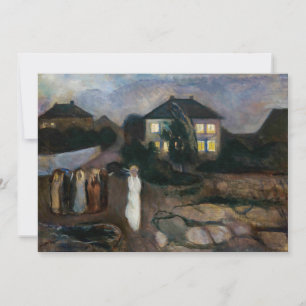 Edvard Munch - The Storm Thank You Card