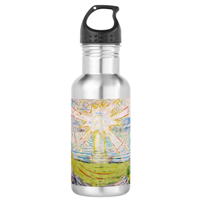 Edvard Munch - The Sun 1910 710 Ml Water Bottle (Front)