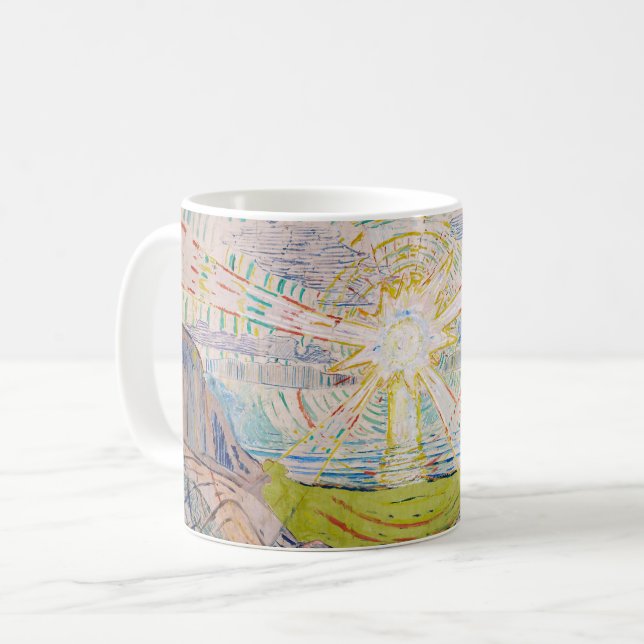 Edvard Munch - The Sun 1910 Coffee Mug (Front Left)