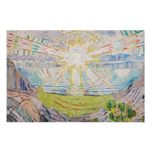 Edvard Munch - The Sun 1910 Faux Canvas Print