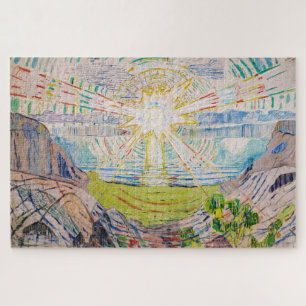 Edvard Munch - The Sun 1910 Jigsaw Puzzle