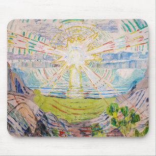 Edvard Munch - The Sun 1910 Mouse Pad