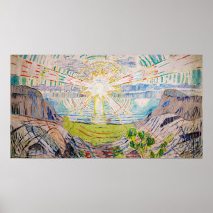 Edvard Munch - The Sun 1910 Poster