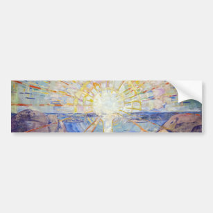Edvard Munch - The Sun 1911 Bumper Sticker
