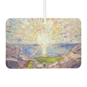 Edvard Munch - The Sun 1911 Car Air Freshener
