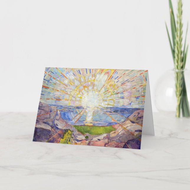 Edvard Munch - The Sun 1911 Card (Front)