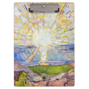 Edvard Munch - The Sun 1911 Clipboard