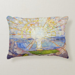 Edvard Munch - The Sun 1911 Decorative Cushion