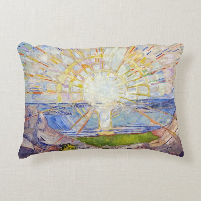 Edvard Munch - The Sun 1911 Decorative Cushion (Front)