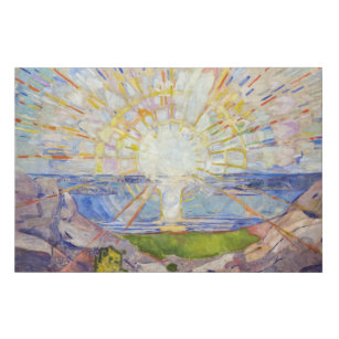 Edvard Munch - The Sun 1911 Faux Canvas Print