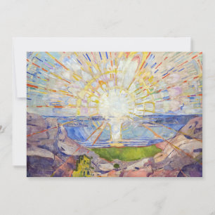 Edvard Munch - The Sun 1911 Invitation