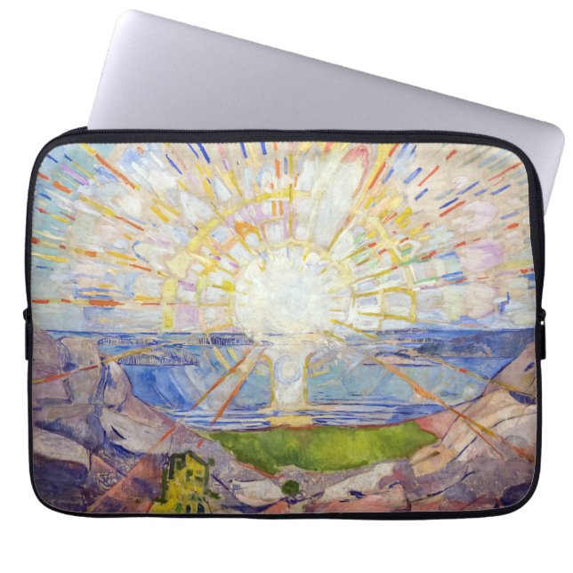 Edvard Munch - The Sun 1911 Laptop Sleeve (Front)