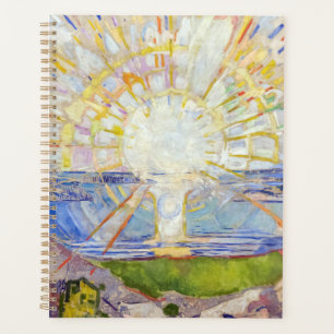 Edvard Munch - The Sun 1911 Planner