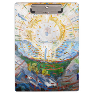 Edvard Munch - The Sun 1912 Clipboard