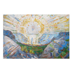 Edvard Munch - The Sun 1912 Faux Canvas Print