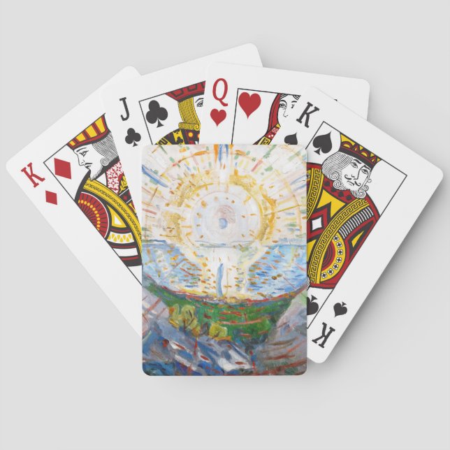 Edvard Munch - The Sun 1912 Playing Cards (Back)