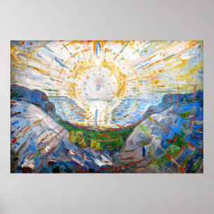 Edvard Munch - The Sun 1912 Poster