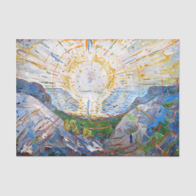 Edvard Munch - The Sun 1912 Tissue Paper (Front)
