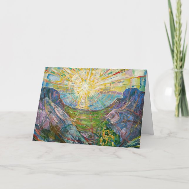 Edvard Munch - The Sun 1916 Card (Front)