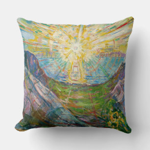 Edvard Munch - The Sun 1916 Cushion