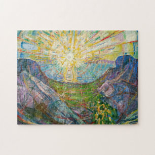 Edvard Munch - The Sun 1916 Jigsaw Puzzle