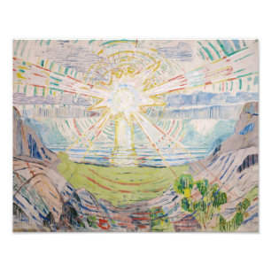 Edvard Munch - The Sun Photo Print