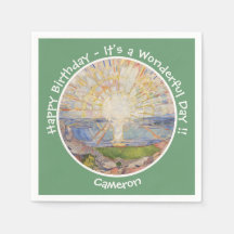 Edvard Munch The Sun (Solen) - Sunrise Party Items