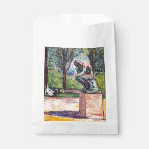 Edvard Munch - The Thinker by Rodin Favour Bag