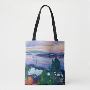 Edvard Munch - Train Smoke Tote Bag