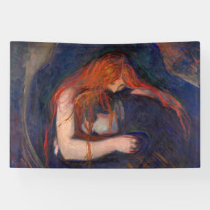 Edvard Munch - Vampire / Love and Pain Banner