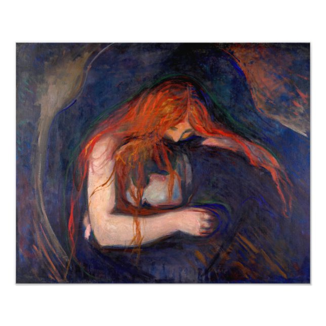 Edvard Munch - Vampire / Love and Pain Photo Print (Front)