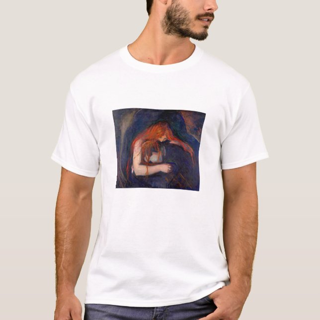 Edvard Munch - Vampire / Love and Pain T-Shirt (Front)