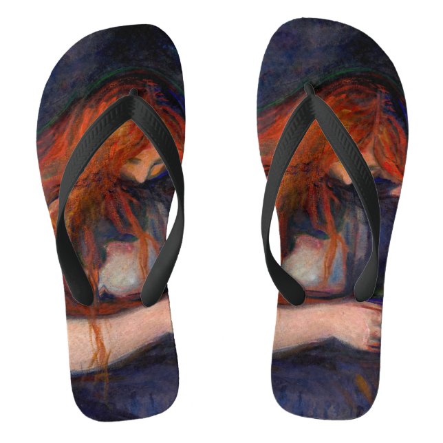 Edvard Munch - Vampire / Love and Pain Thongs (Footbed)