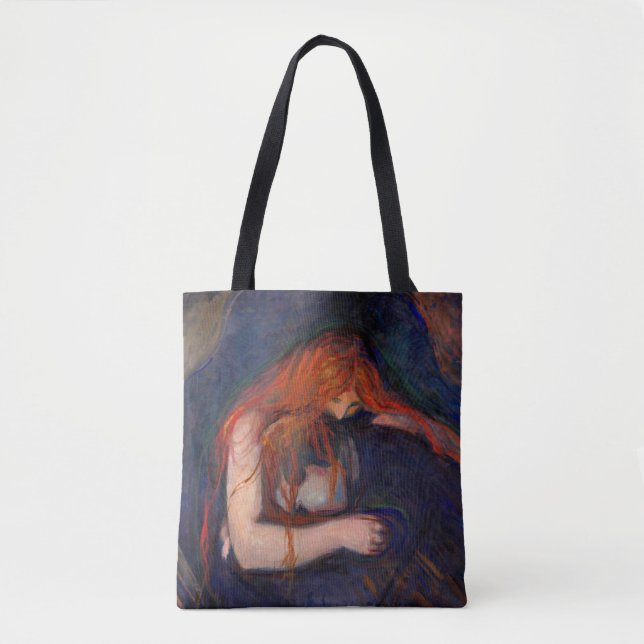 Edvard Munch - Vampire / Love and Pain Tote Bag (Front)