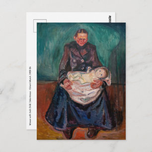 Edvard Munch - Woman with Sick Child, Inheritance Postcard