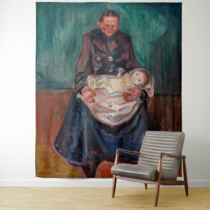 Edvard Munch - Woman with Sick Child, Inheritance Tapestry