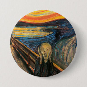 Edvard Munch's The Scream 7.5 Cm Round Badge