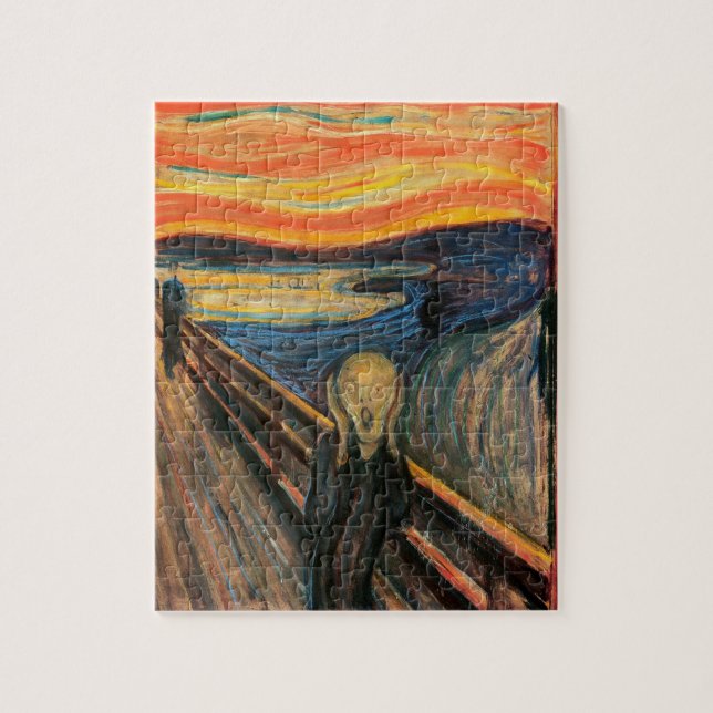 Edvard Munch's The Scream Jigsaw Puzzle (Vertical)