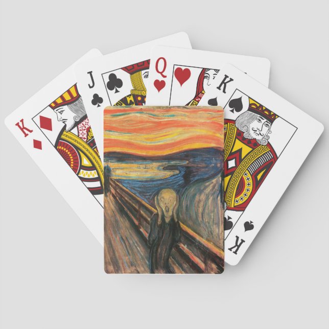 Edvard Munch's The Scream Playing Cards (Back)