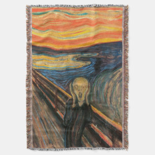 Edvard Munch's The Scream Throw Blanket