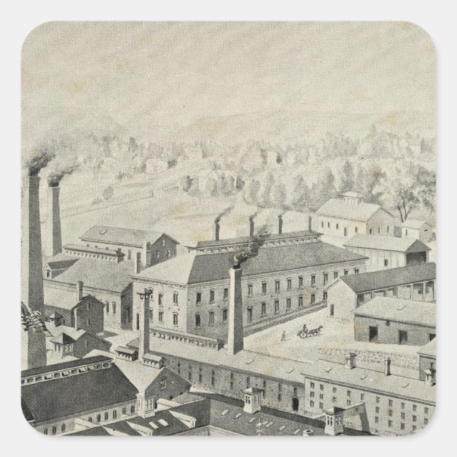 Edw Miller & Co Square Sticker (Front)