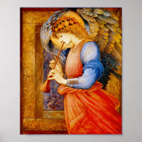 Edward Burne-Jones - Angel Playing A Flageolet